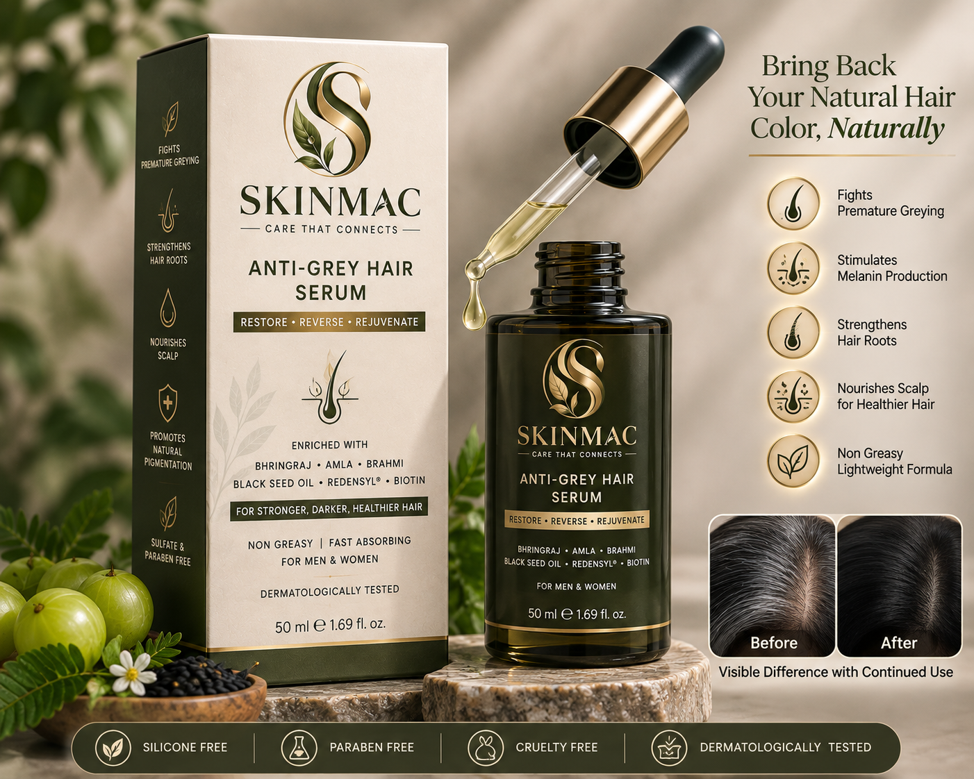 Anti-Grey Hair Serum